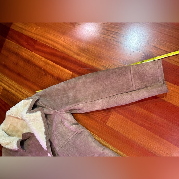 Vintage Much Loved Genuine Shearling Coat, L - Picture 11 of 16